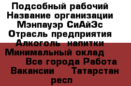 Подсобный рабочий › Название организации ­ Мэнпауэр СиАйЭс › Отрасль предприятия ­ Алкоголь, напитки › Минимальный оклад ­ 20 800 - Все города Работа » Вакансии   . Татарстан респ.